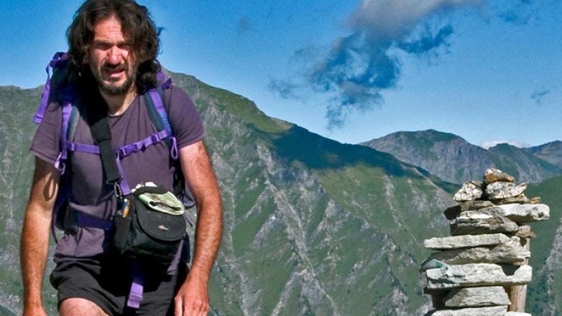 Camminare la terra, incontro  con  Carnovalini