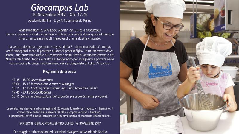 All'Academia Barilla di Giocampus Lab con i Maestri del Gusto